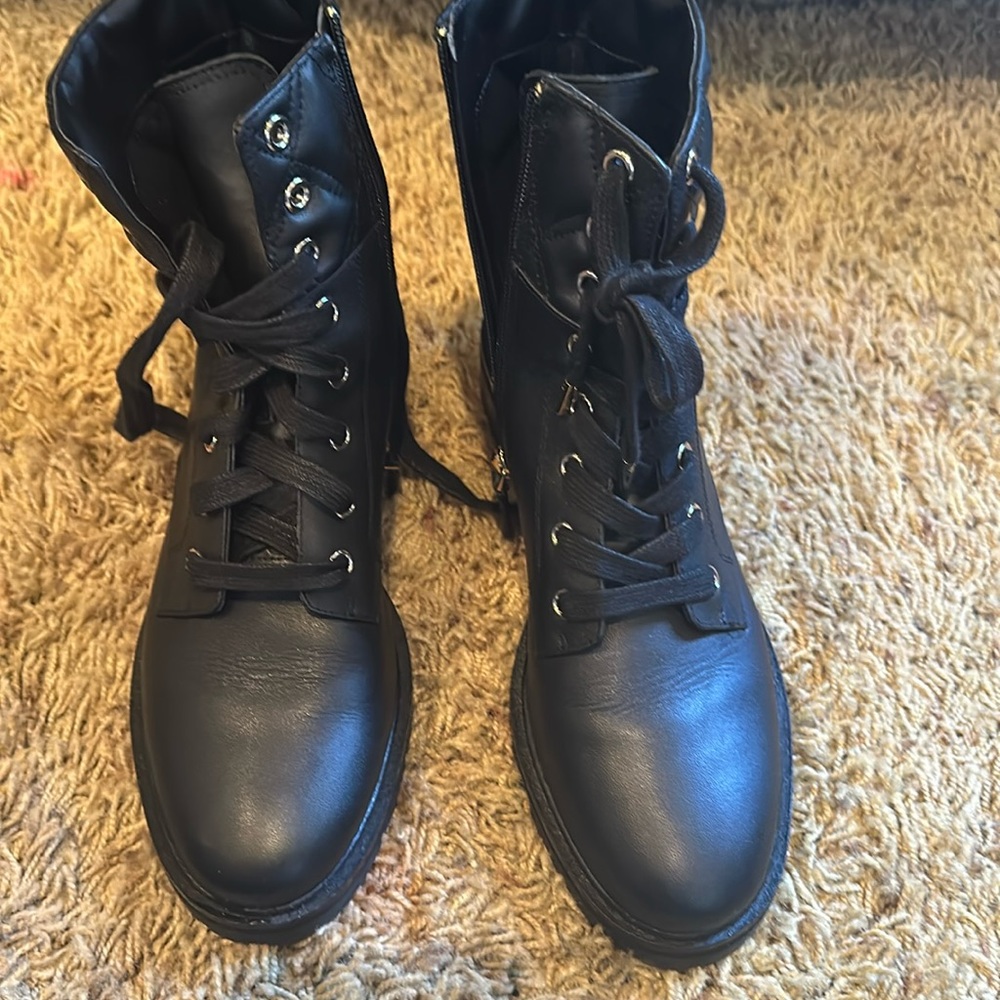 Kate Spade ♠️ black combat boots in excellent condition only worn a few times.